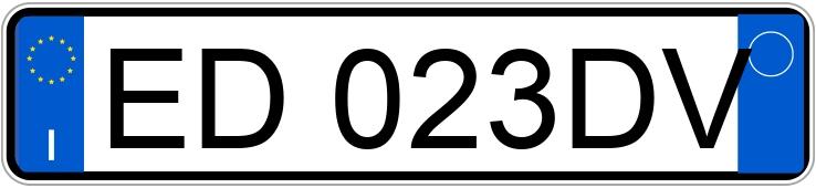 Numer rejestracyjny ED023DV posiada MINI Mini 3a serie