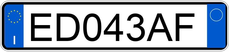Numer rejestracyjny ED043AF posiada FIAT Bravo 2a serie Numer rejestracyjny ED043AF posiada FIAT Bravo 2a serie
