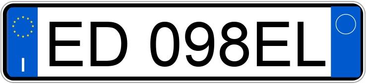 Numer rejestracyjny ED098EL posiada FIAT Panda 2a serie