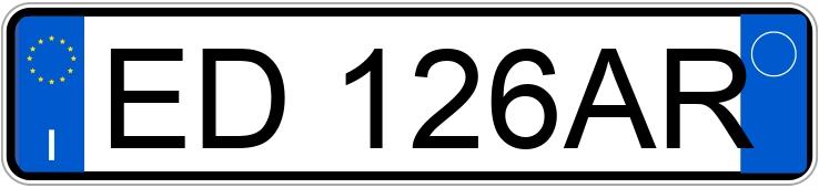 Numer rejestracyjny ED126AR posiada SMART fortwo 2a serie