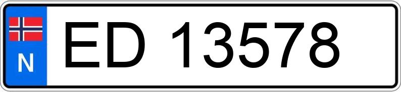 Numer rejestracyjny ED13578 posiada TESLA Model Y