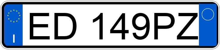 Numer rejestracyjny ED149PZ posiada BMW X1