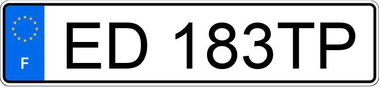 Numer rejestracyjny ED183TP posiada DACIA DUSTER