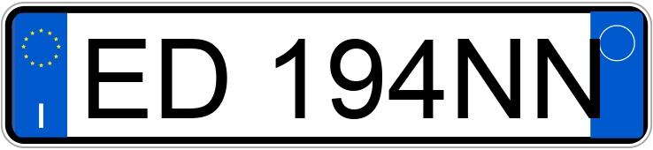 Numer rejestracyjny ED194NN posiada FIAT Panda 2a serie Numer rejestracyjny ED194NN posiada FIAT Panda 2a serie