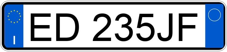 Numer rejestracyjny ED235JF posiada FIAT Doblo 3a serie