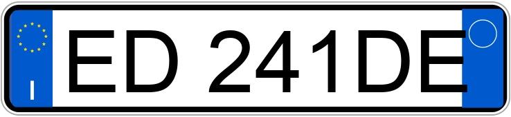 Numer rejestracyjny ED241DE posiada OPEL Corsa 4a serie