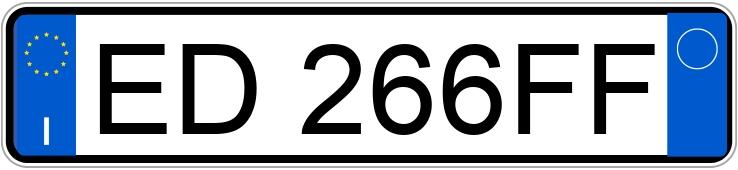 Numer rejestracyjny ED266FF posiada MINI Mini Countrym.