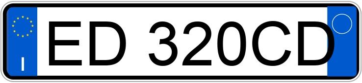 Numer rejestracyjny ED320CD posiada AUDI A4 4a serie