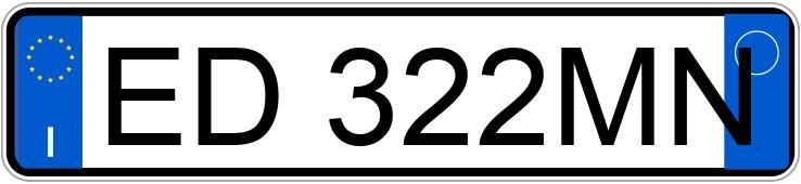 Numer rejestracyjny ED322MN posiada LANCIA Musa 2a serie