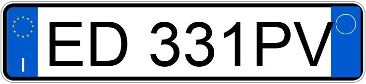 Numer rejestracyjny ED331PV posiada SMART fortwo 2a serie