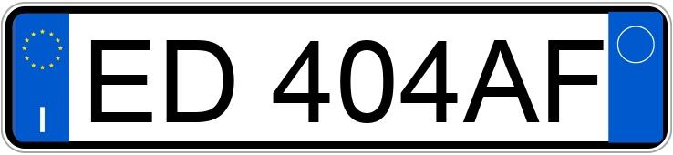 Numer rejestracyjny ED404AF posiada OPEL Corsa 4a serie