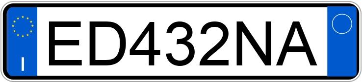 Numer rejestracyjny ED432NA posiada NISSAN Qashqai 1a serie