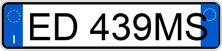 Numer rejestracyjny ED439MS posiada LANCIA Musa 2a serie