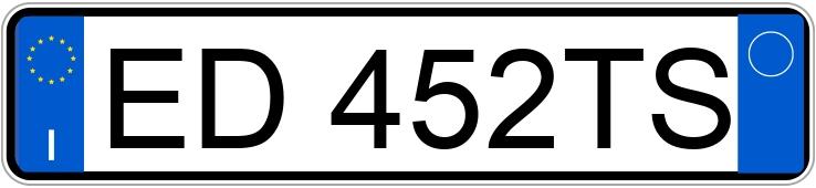 Numer rejestracyjny ED452TS posiada FIAT Punto 3a serie