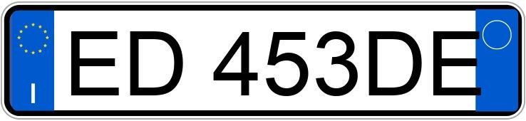 Numer rejestracyjny ED453DE posiada MITSUBISHI Colt 6a serie