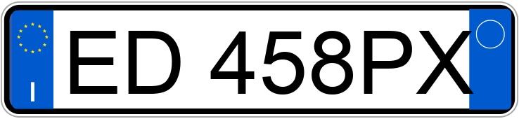 Numer rejestracyjny ED458PX posiada FORD Ka 2a serie Numer rejestracyjny ED458PX posiada FORD Ka 2a serie