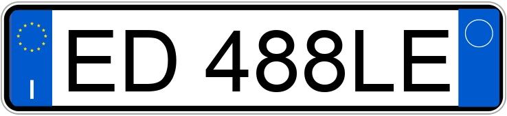 Numer rejestracyjny ED488LE posiada FIAT QUBO QUBO 1.3 MJT 75 CV Trekking (55 kw)