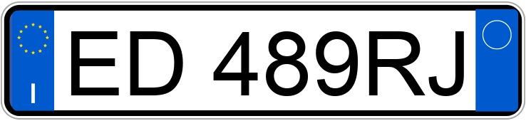 Numer rejestracyjny ED489RJ posiada BMW Serie 3