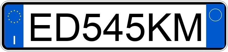 Numer rejestracyjny ED545KM posiada TOYOTA Yaris 2a serie Numer rejestracyjny ED545KM posiada TOYOTA Yaris 2a serie