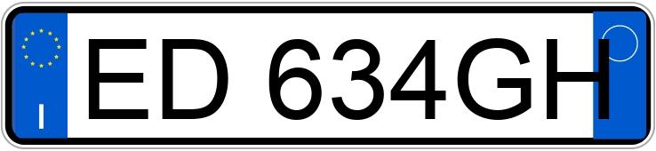 Numer rejestracyjny ED634GH posiada MERCEDES Classe E