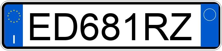 Numer rejestracyjny ED681RZ posiada FIAT Idea Numer rejestracyjny ED681RZ posiada FIAT Idea