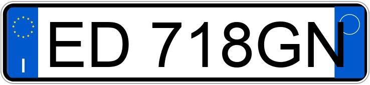 Numer rejestracyjny ED718GN posiada MINI Mini 3a serie