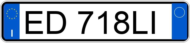 Numer rejestracyjny ED718LI posiada Lancia musa 