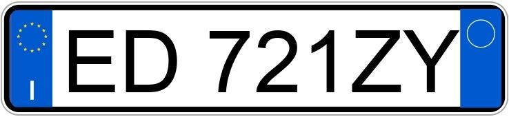 Numer rejestracyjny ED721ZY posiada VOLKSWAGEN Golf 6a serie