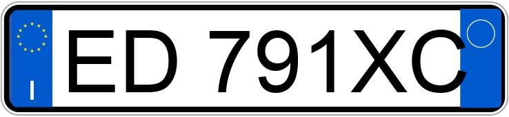 Numer rejestracyjny ED791XC posiada SUZUKI Alto