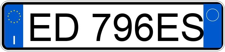 Numer rejestracyjny ED796ES posiada LANCIA Musa 2a serie Numer rejestracyjny ED796ES posiada LANCIA Musa 2a serie