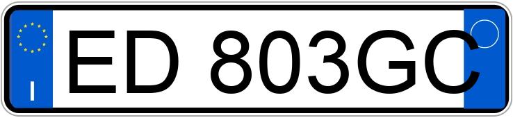 Numer rejestracyjny ED803GC posiada FIAT Panda 2a serie Numer rejestracyjny ED803GC posiada FIAT Panda 2a serie