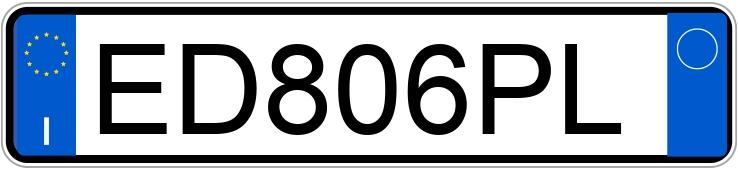 Numer rejestracyjny ED806PL posiada FIAT 500 Numer rejestracyjny ED806PL posiada FIAT 500
