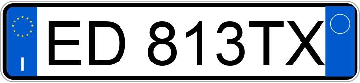 Numer rejestracyjny ED813TX posiada CITROEN C3 2a serie