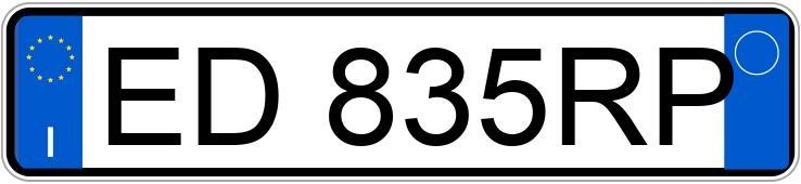 Numer rejestracyjny ED835RP posiada LANCIA Musa 2a serie Numer rejestracyjny ED835RP posiada LANCIA Musa 2a serie