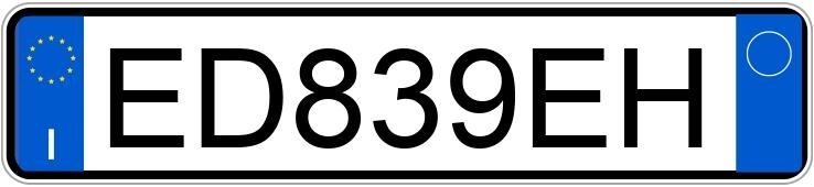 Numer rejestracyjny ED839EH posiada ALFA ROMEO MiTo