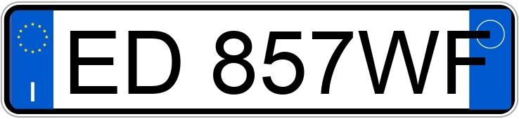 Numer rejestracyjny ED857WF posiada FIAT QUBO QUBO 1.3 MJT 75 CV Trekking (55 kw)