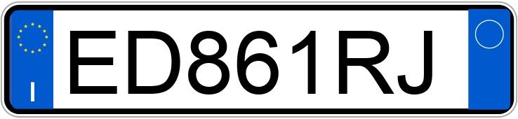 Numer rejestracyjny ED861RJ posiada VOLKSWAGEN Polo 5a serie