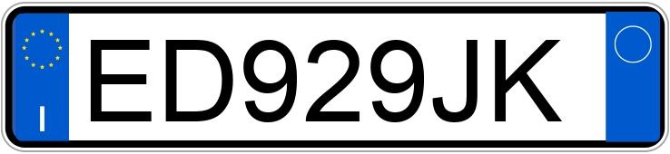 Numer rejestracyjny ED929JK posiada OPEL Corsa 4a serie