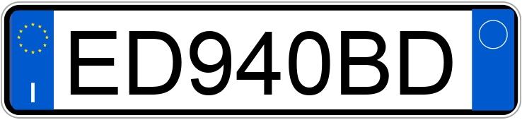 Numer rejestracyjny ED940BD posiada AUDI A3 2a serie