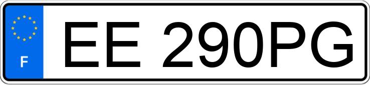 Numer rejestracyjny EE290PG posiada AUDI A3