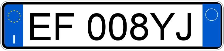 Numer rejestracyjny EF008YJ posiada NISSAN Qashqai 1a serie Qashqai 2.0 dCi DPF Tekna (110 kw)