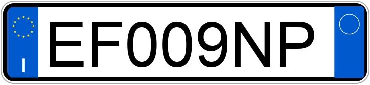 Numer rejestracyjny EF009NP posiada FIAT Punto Evo