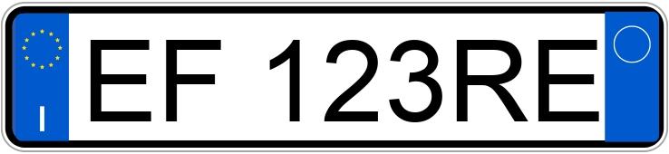 Numer rejestracyjny EF123RE posiada SUZUKI Grand Vitara 2a