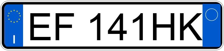 Numer rejestracyjny EF141HK posiada FIAT 500 Numer rejestracyjny EF141HK posiada FIAT 500