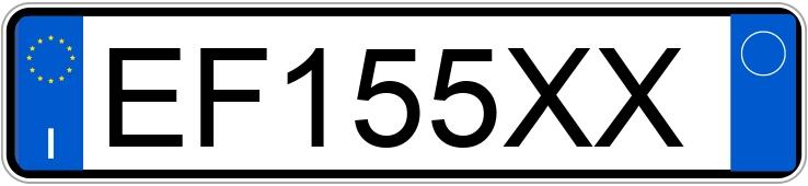 Numer rejestracyjny EF155XX posiada FORD Kuga 1a serie