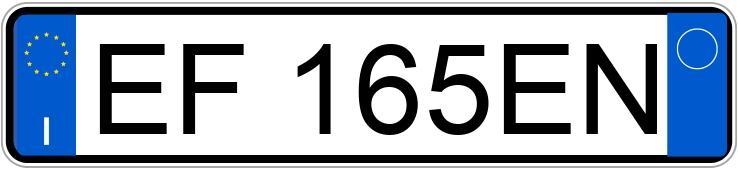 Numer rejestracyjny EF165EN posiada RENAULT KANGOO