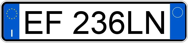 Numer rejestracyjny EF236LN posiada LANCIA Delta