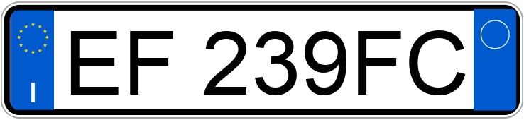 Numer rejestracyjny EF239FC posiada ALFA ROMEO Giulietta Numer rejestracyjny EF239FC posiada ALFA ROMEO Giulietta