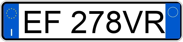 Numer rejestracyjny EF278VR posiada VOLKSWAGEN Golf 6a serie Numer rejestracyjny EF278VR posiada VOLKSWAGEN Golf 6a serie