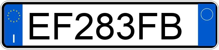 Numer rejestracyjny EF283FB posiada OPEL Corsa 4a serie Numer rejestracyjny EF283FB posiada OPEL Corsa 4a serie